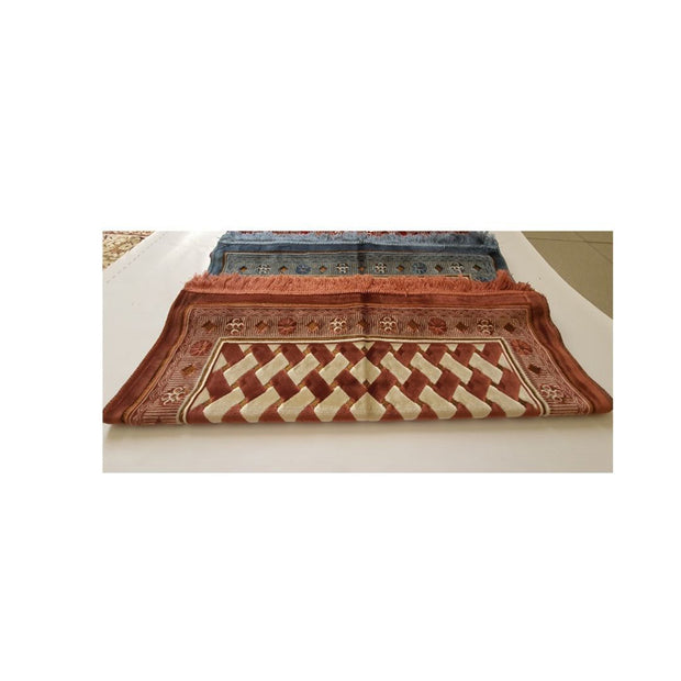 AYDIN4 Ultra2 - X-Large 80 x 120 cms  Flat Turkish Design Prayer Mat for Men and Women