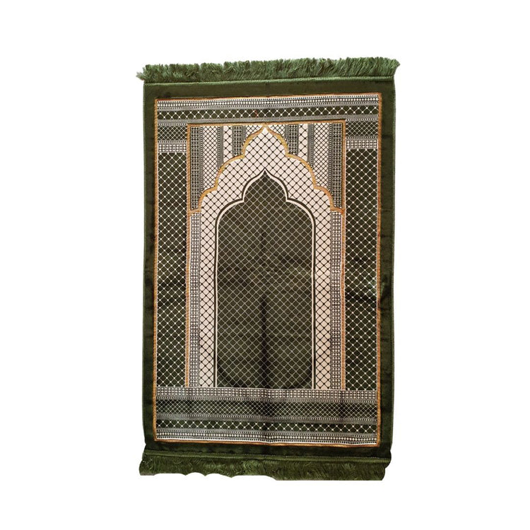 AYDIN3 - ULTRA1 - X-Large 80 x 120 cms Flat Aydin3 Ultra1 Prayer Mat Heavy Turkish design for Men and Women