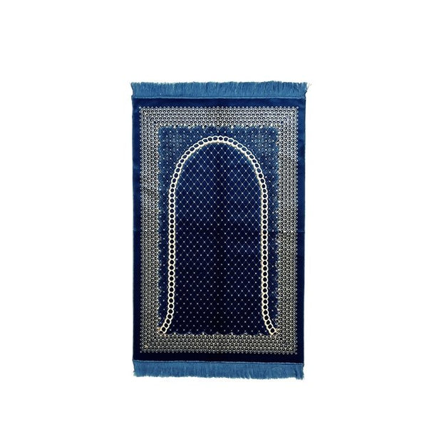 Luxury Line 2 Double Padded Multicolor Orthopedic Prayer Mat from ALRUSHD 80 x 120 x 4 cms