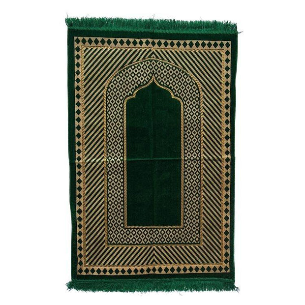 AlRushd Diamond Design Double Padded Orthopedic Prayer Mat