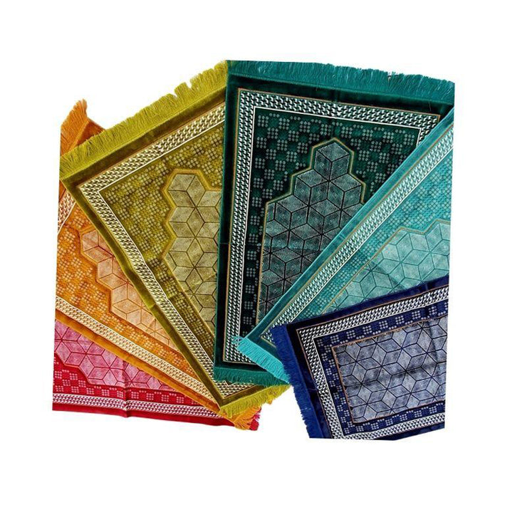 Luxury Line 1 Multicolor Double-Padded Orthopedic Prayer Mat