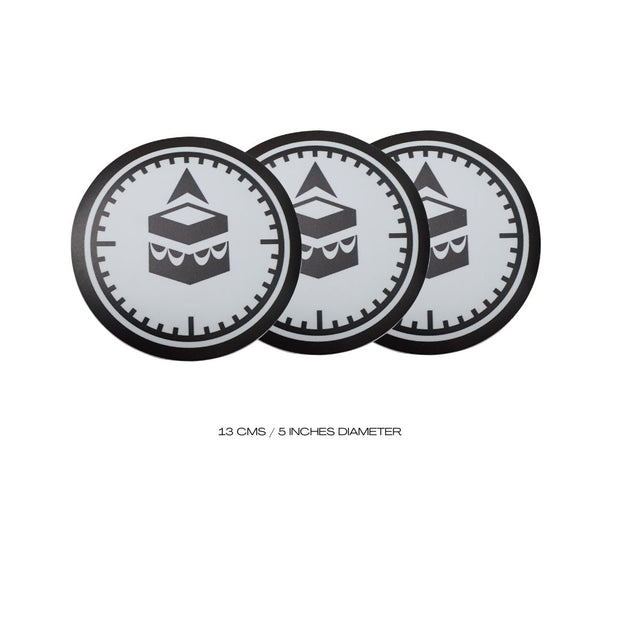 QIBLA DIRECTION - Muslim Prayer Direction Sign, Qibla Direction Signage, Vinyl Decal Sticker