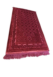 Premium Silky Velvet Ladies Orthopedic Prayer Mat Turkish Design