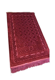 Premium Silky Velvet Ladies Orthopedic Prayer Mat Turkish Design